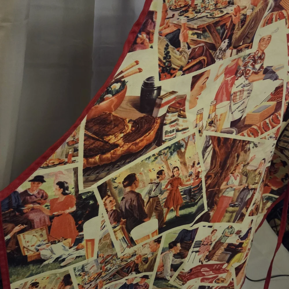 Grill Master Energy | Miller High Life Retro Beer Advertising Apron BBQ Ready